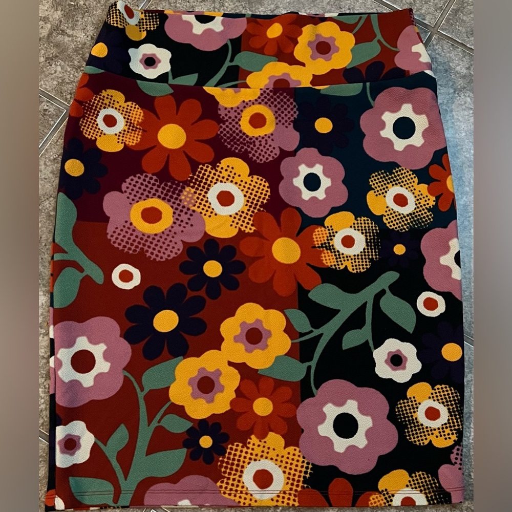 lularoe flower skirt